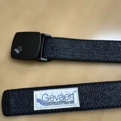 Gevaert ベルギー製 ウェビングベルト ブラック
