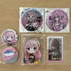 【新品未使用】プロセカ 巡音ルカ 缶バッジ・アクリルキーホルダー・カードセット
