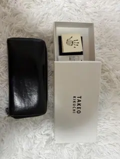 TAKEO KIKUCHI ブラック 長財布