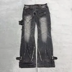 archive MIDAS gimmick flared black denimのサムネイル