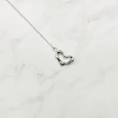 サージカルステンレス ネックレス シルバー ハート