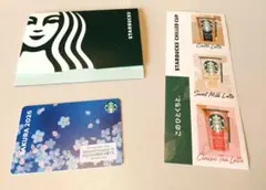 Starbucks 桜2026スタバカード　PIN未削り　おまけシール付き