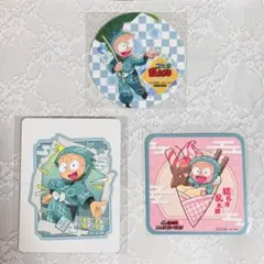 忍たま 乱太郎 ステッカー コースター 3点セット