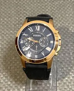 Fossil フォッシルFS4835クロノグラフクォーツ電池交換済