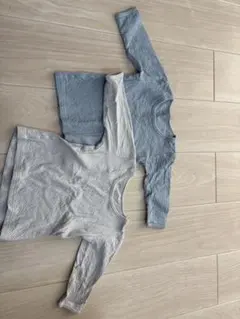 厚手長袖シャツ 2枚セット 90cm