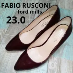美品　ファビオルスコーニ　35 1/2　パンプス　エナメル　ハイヒール　23.0