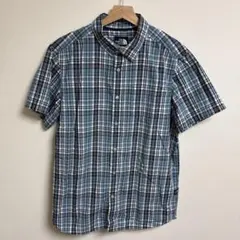 THE NORTH FACE チェック柄 半袖シャツ Lサイズ
