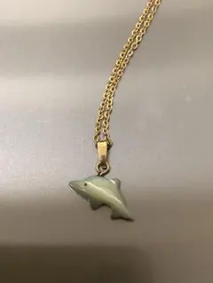 【新品・未使用】 シェル イルカ いるか ネックレス 貝 ヴィンテージ