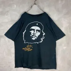 チェゲバラTシャツキューバ革命家ヴィンテージフェードブラック　90s 00s