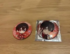 AMPTAKxCOLORS あっと　缶バッチ2点セット