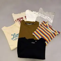 子供Tシャツワンピースまとめ売り　女の子　130cm 6点