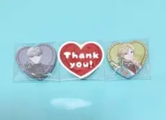 渡辺曜　ソフマップ　アニメガ　ハート缶バッジ 正規品】 Aqours ソフマップ アニメガ 渡辺曜 缶バッジ ラブライブ