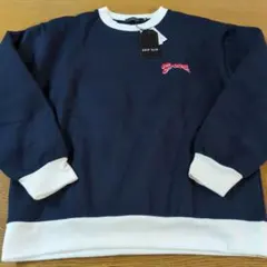 W☆新品☆CHIP CLIP☆長袖トレーナー☆サイズＭ☆ネイビー☆男性用☆