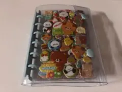 シール帳完成品　B7サイズ6穴バインダー　子供向け　100均　ラブブ