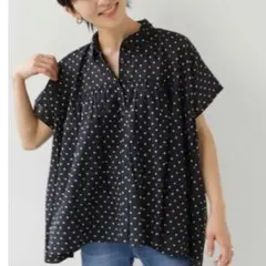 ソイル　ドットブラウス