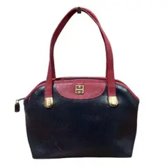 GIVENCHY ジバンシィ ハンドバッグ リザード型押し ブラック レッドのサムネイル
