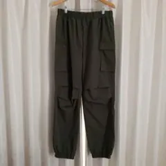 SHEIN XL オリーブ カーゴパンツ