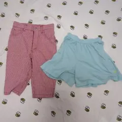 120㎝　ボトムス2点セット　女の子用