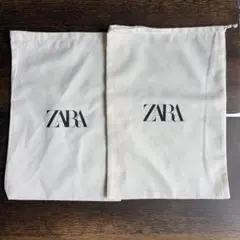ZARA 巾着　袋　2枚セット