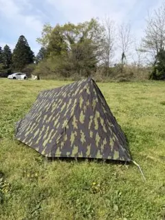 ベルギー軍幕　パップテント美品　ビンテージ　2枚セット　1956 ベルギー軍 パップテントフルセット EE634NN パップテントフルセット