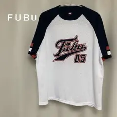 FUBU ライトブルー ゲームシャツ 92番 L - メルカリ