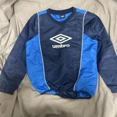 umbro ネイビー/ブルー 長袖ピステ 150