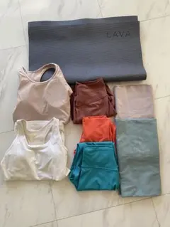 LAVA ヨガマット　ヨガタオル　ウェア　セット
