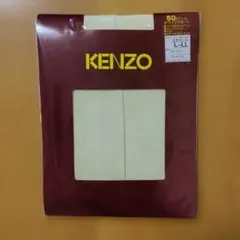 KENZO 50デニールタイツ L-LL エクルー（淡いベージュ)　新品未使用