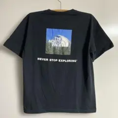 THE NORTH FACE バックプリントTシャツ NT32202AブラックL