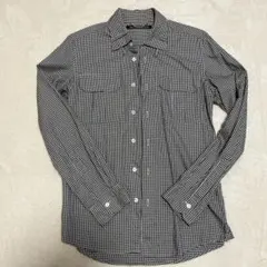 INDUSTRIAL CATEGORY ギンガムチェック柄長袖シャツ