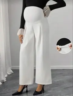 shein マタニティ ワイドパンツ