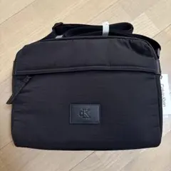 新品 Calvin Klein メンズ ビジネス ナイロン A4ショルダーバッグ