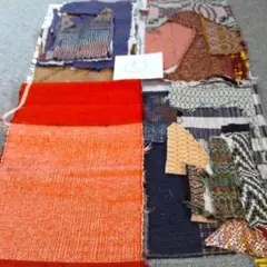 裂き織り布 生地 はぎれ 大量セット ハンドメイド