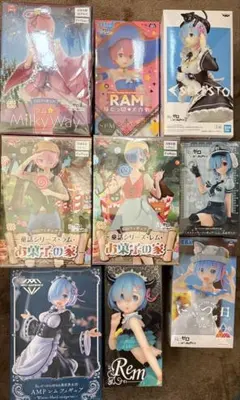 坂*）様 ラム・レム フィギュアぬいぐるみセット