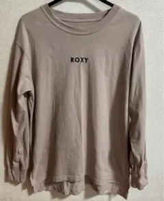 ROXY Tシャツ 長袖 ベージュ レディースSサイズ