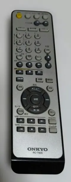 動作品】ONKYO オンキョー 純正リモコン RC-827S オーディオ - メルカリ