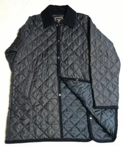 オリヒカ orihica ネイビー キルティングコート コーデュロイ襟