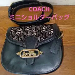 COACH ホースアンドキャリッジ レザーショルダーバッグ