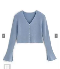 スリットフレアスリーブニットカーディガン［an1241］ GRL Sサイズ