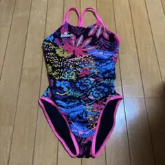 Jaked 競泳用水着 カラフルフラワー