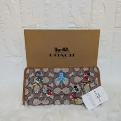 新品 COACH コーチ 長財布 ジャカード ペンギンモチーフ C7721 - メルカリ