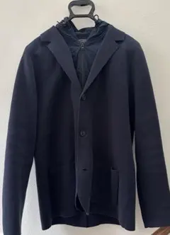 ネイビー フード付きジャケット