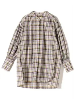 美品【BENCH MARKING SHIRT】SHIPSシアーボリュームシャツのサムネイル