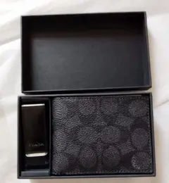 未使用級 COACH コーチ マネークリップ 小銭入れ ブラック 本革 レザー 2025年最新】coach マネークリップの人気アイテム - メルカリ