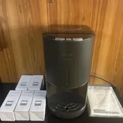 mini every 浄水器 黒　新品のフィルター付き 浄水】卓上型の小さなウォーターサーバーevery frecious mini