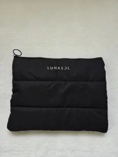 付録 LUNASOL ブラック キルティングポーチのサムネイル