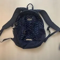 Coleman ネイビードットリュック