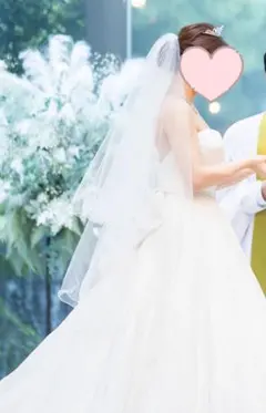 アンナンウエディング　ウェディングベール　ミディアム　メロウ