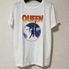 GU×QUEEN　コラボ　半袖T　ビッグプリント　ロックバンド　白