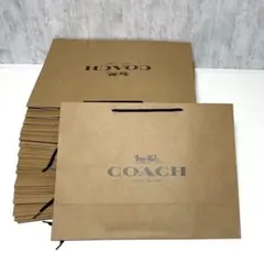 COACH コーチロゴ紙袋 大サイズ 100枚 枚数対応可 未使用 ショッパー